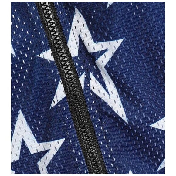 NEW Perfect Moment Star Mesh Zip-Up Ski Jacket in Blue Luxury Activewear XS NWT - Picture 5 of 11